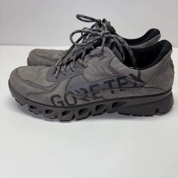 ECCO multi-vent Womens Nubuck Gore-Tex Outdoor Sneaker 9-9.5 Hiking Trail Sports - Picture 3 of 11